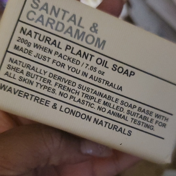 Wavertree and London Other - Santal & Cardamom Natural Plant Oil Soap